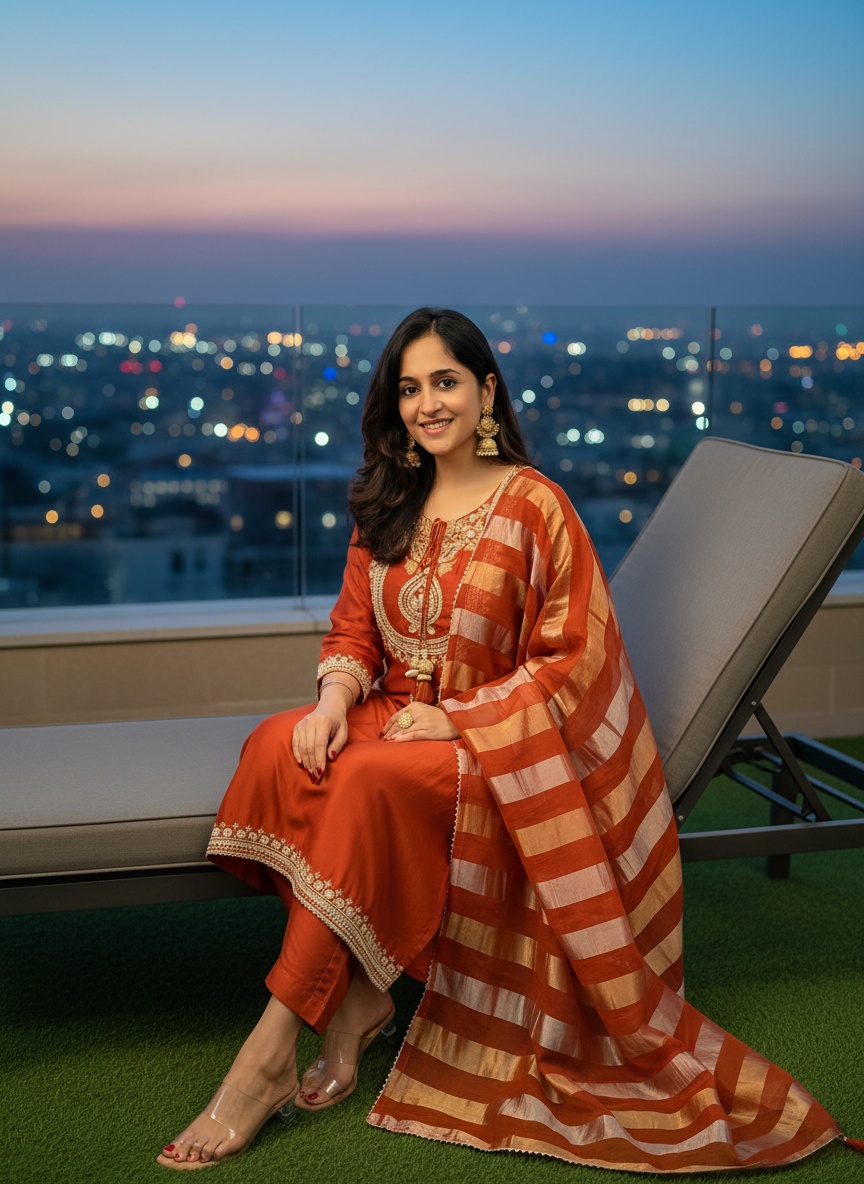 Rooftop Cityscape - After